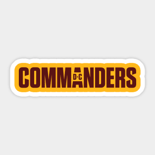 DC Commanders Sticker